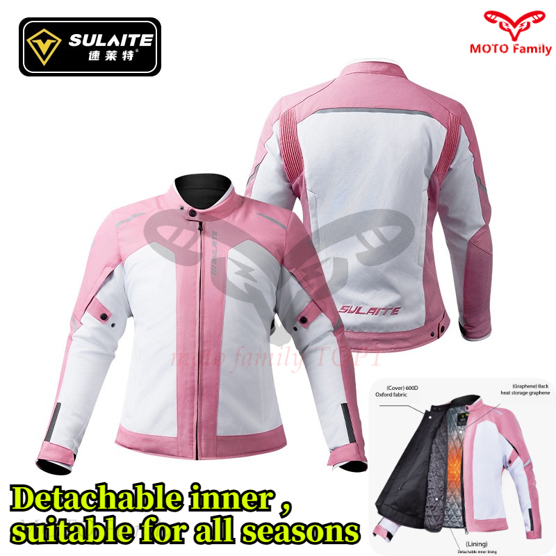 Cycling Commute Jacket - Conjunto de motociclismo feminino para 4