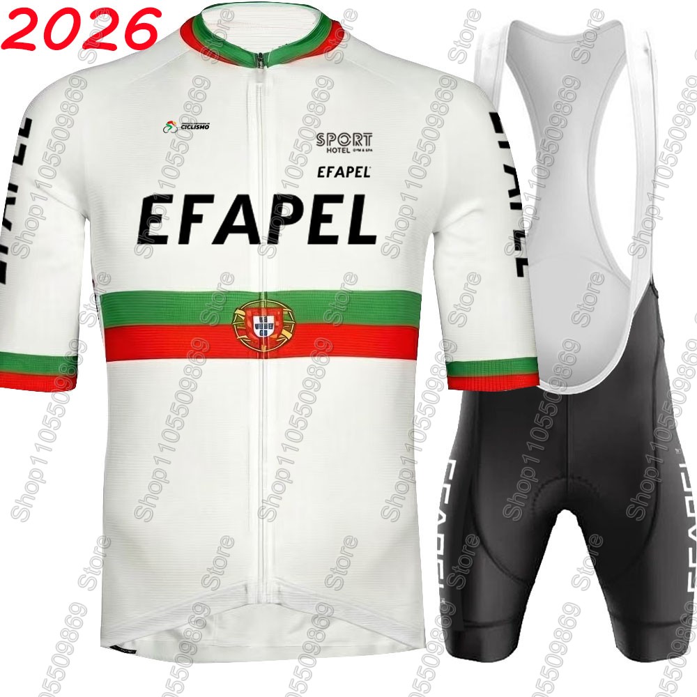 Cycling Commuter Shorts - Conjunto de Ciclismo Efapel Portugal 2026: