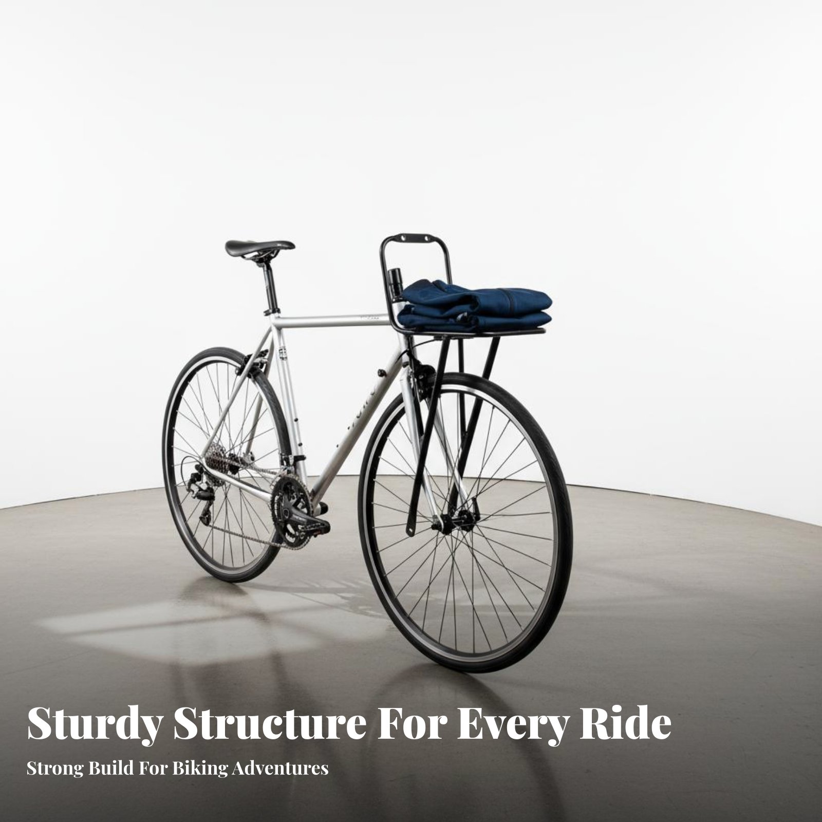 Cargo Rack Aluminum - Suporte de bagagem frontal para bicicleta,