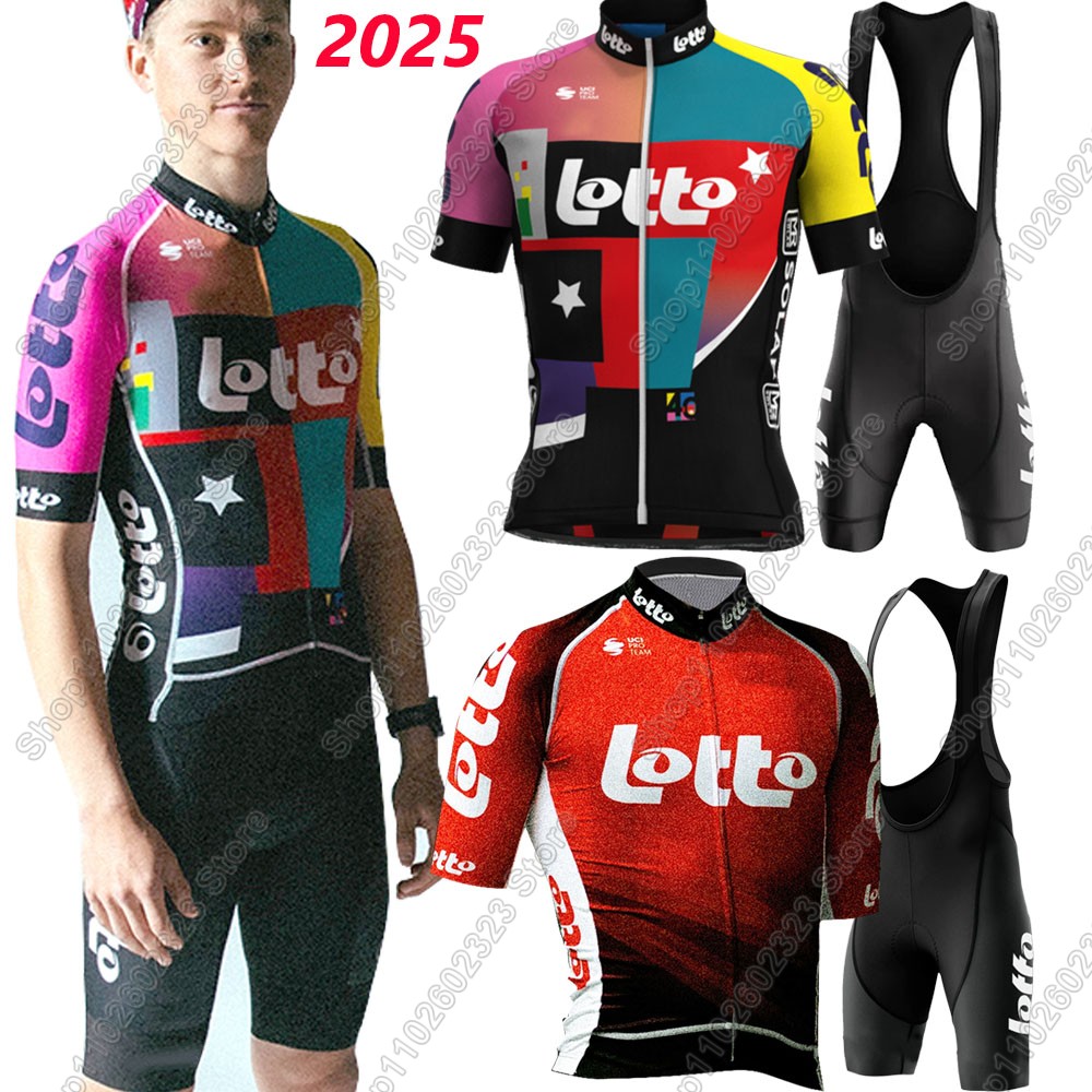 Cycling Commuter Shorts - Lotto equipe 2025 conjunto camisa de
