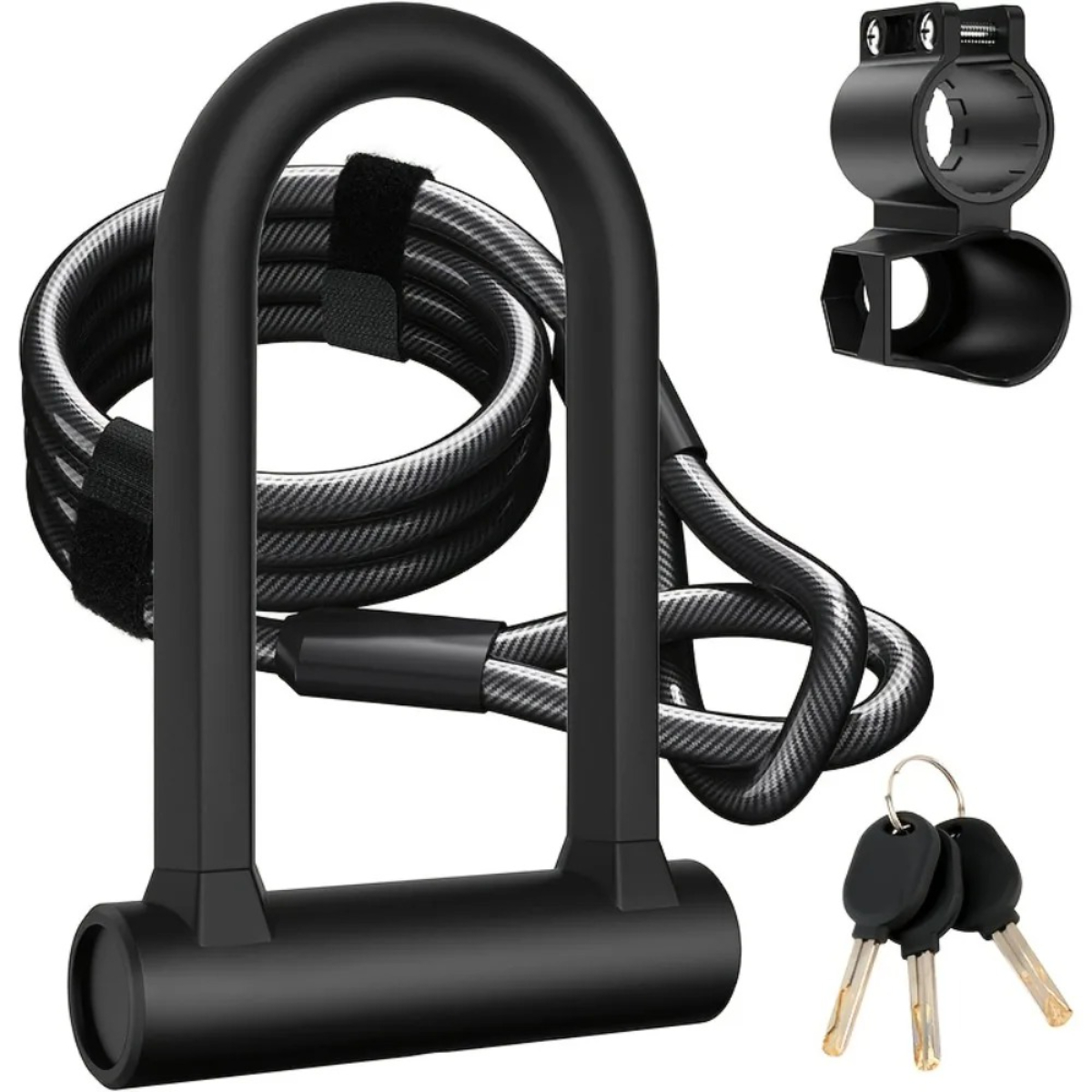 U Lock Heavy Duty - Bloqueio de bicicleta resistente antirroubo bloqueio