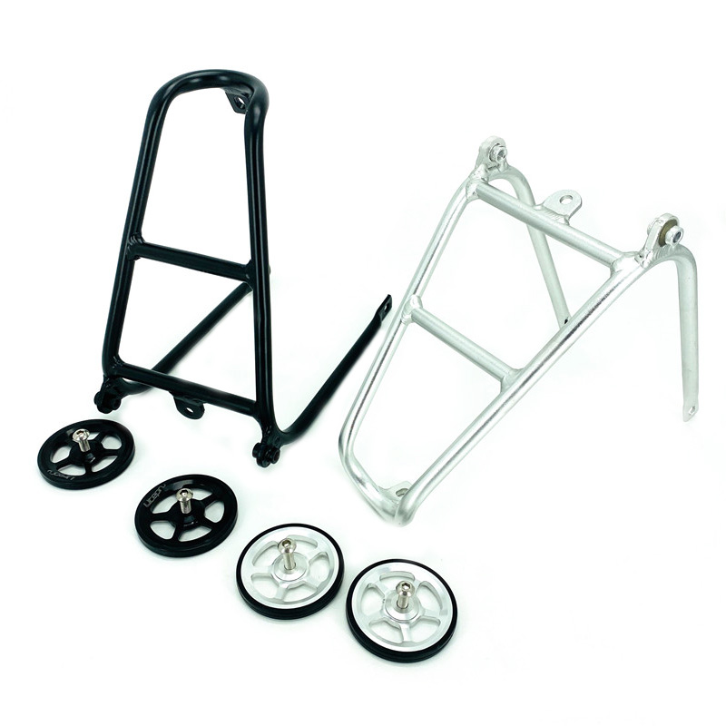 Cargo Rack Aluminum - Porta-bagagens dobrável para bicicleta, rack traseiro