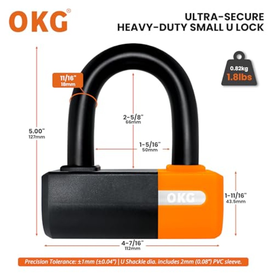 Cadeado U Pequeno Reforçado OK - U Lock Heavy Duty avaliação e preço