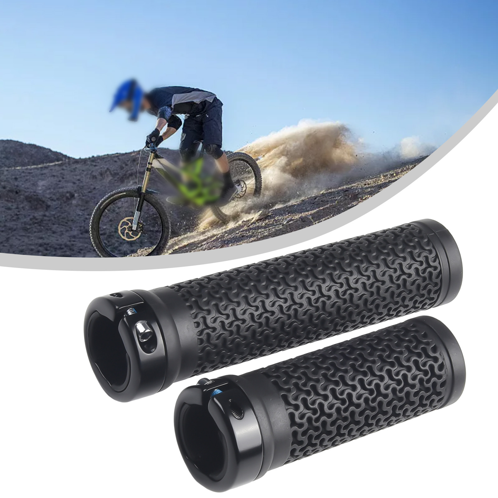 1 Par de Manoplas de Borracha  - Commuter Bike Lock avaliação e preço