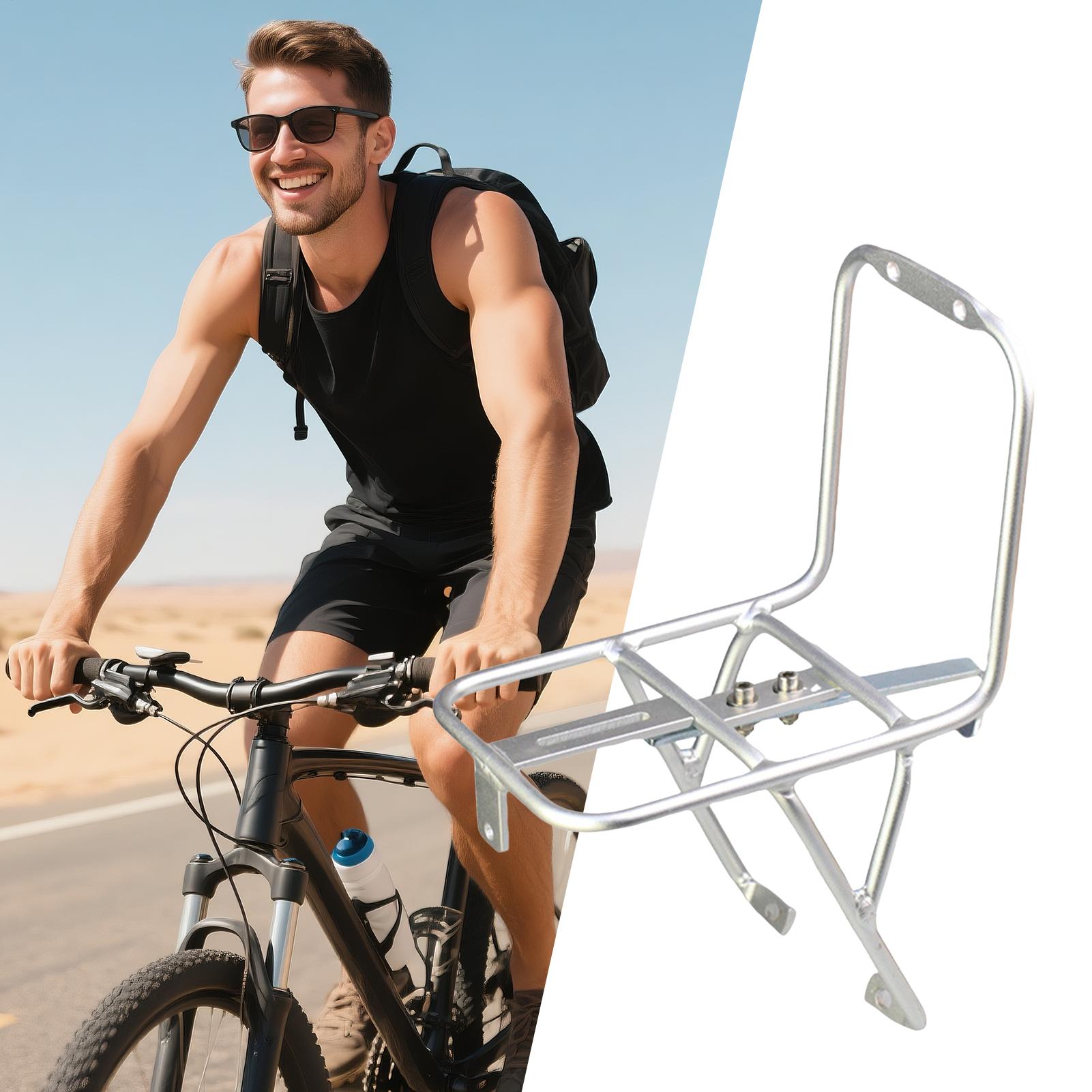 Rack dianteiro de bicicleta, s - Cargo Rack Aluminum avaliação e preço