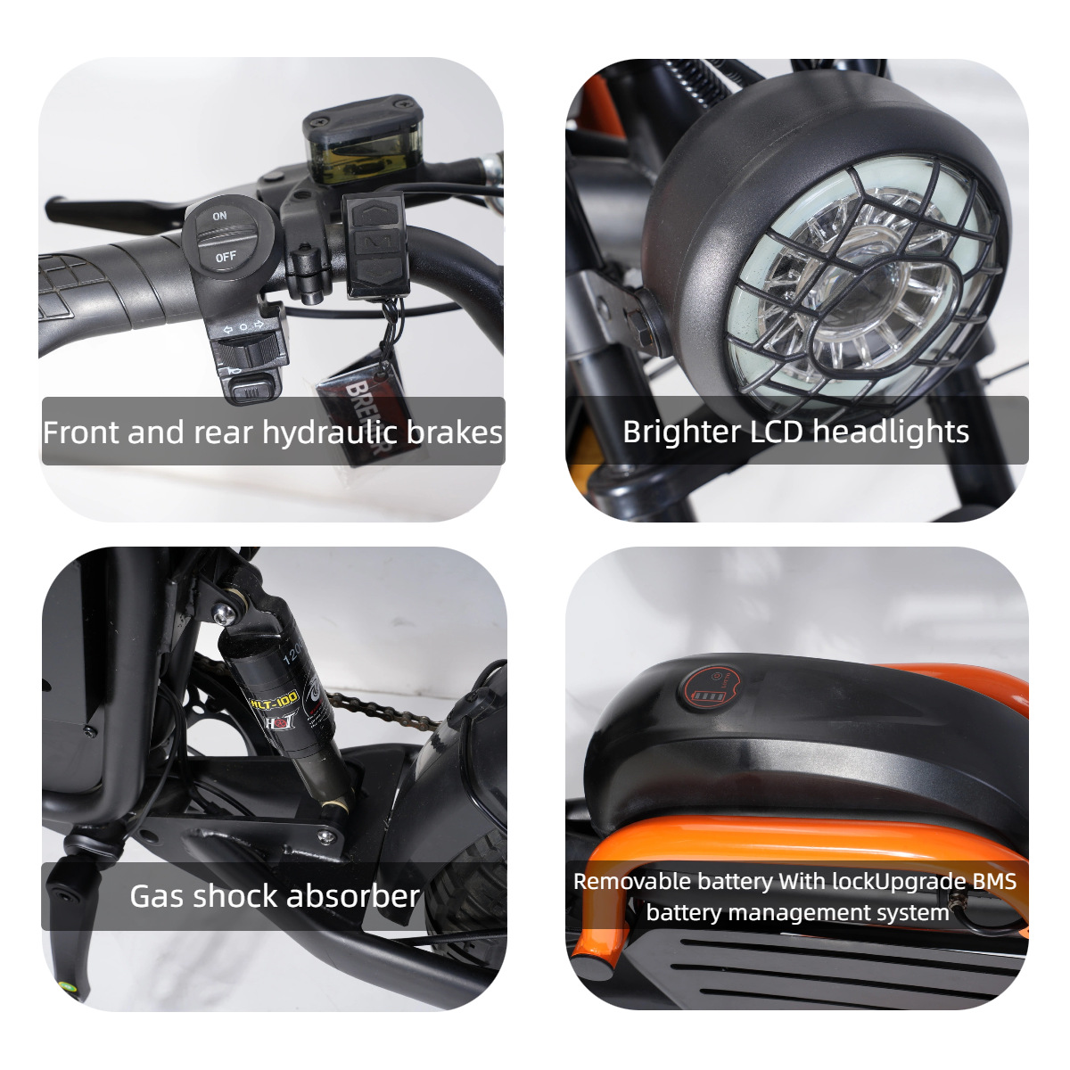 Motocicleta Elétrica 60V 20Ah  - Commuting With Road Bike avaliação e preço