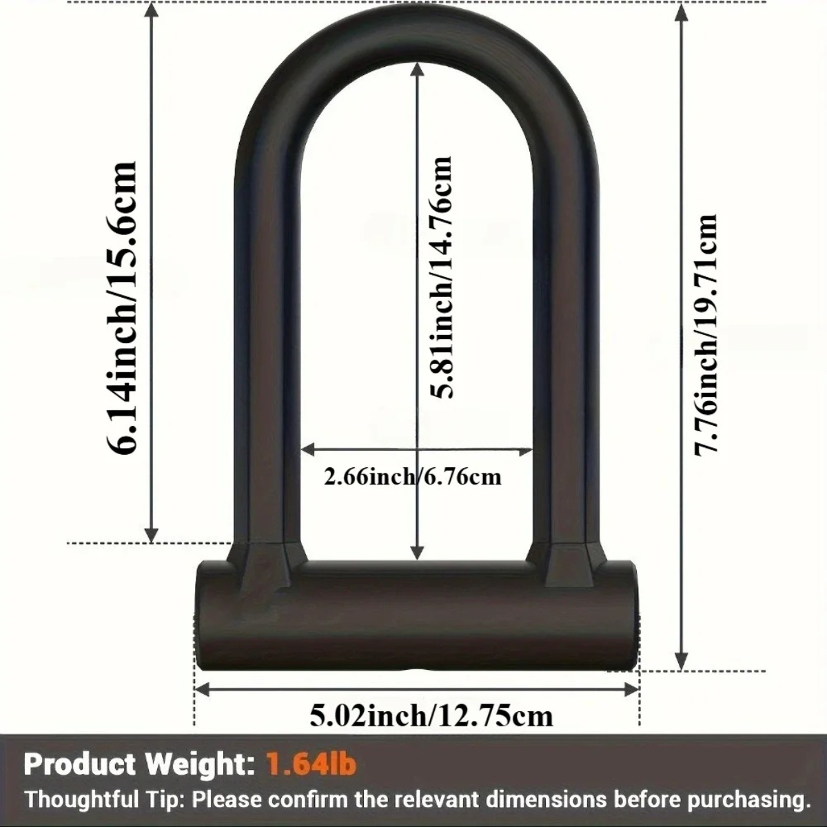 Bloqueio de bicicleta resisten - U Lock Heavy Duty avaliação e preço