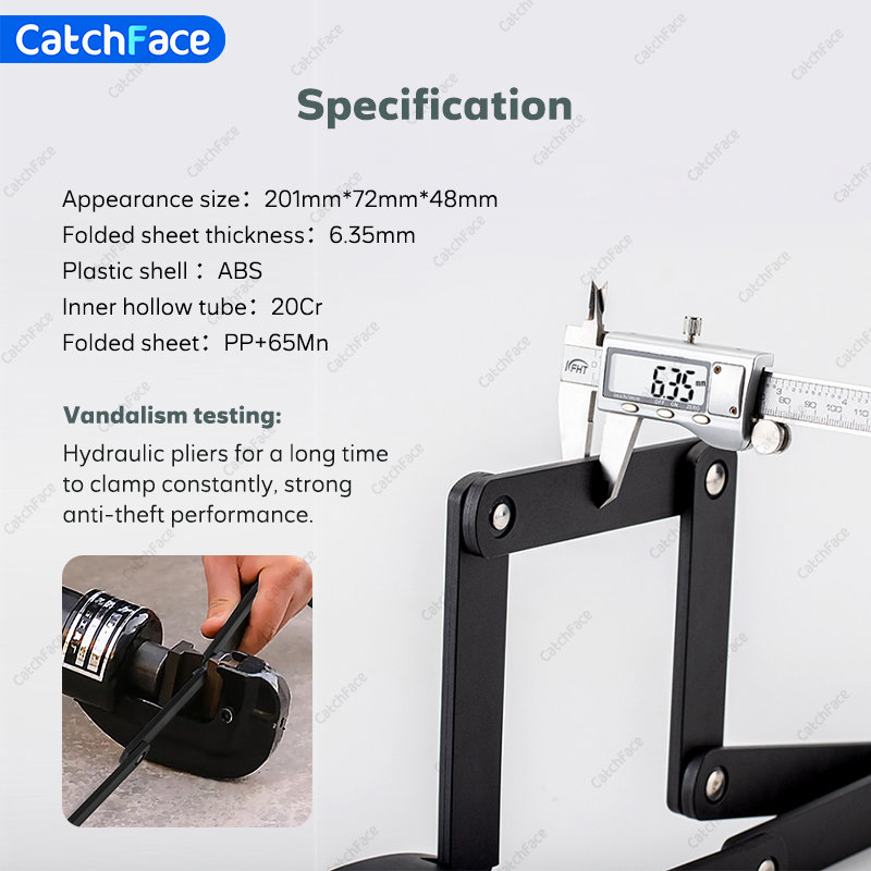 Bloqueio dobrável para bicicle - Commuter Bike Lock avaliação e preço