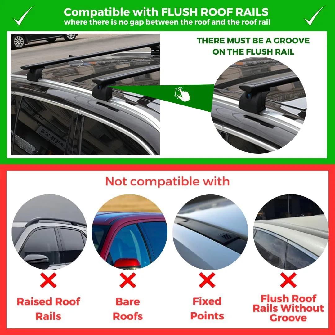 2 Barras Transversais Ajustáve - Cargo Rack Aluminum avaliação e preço