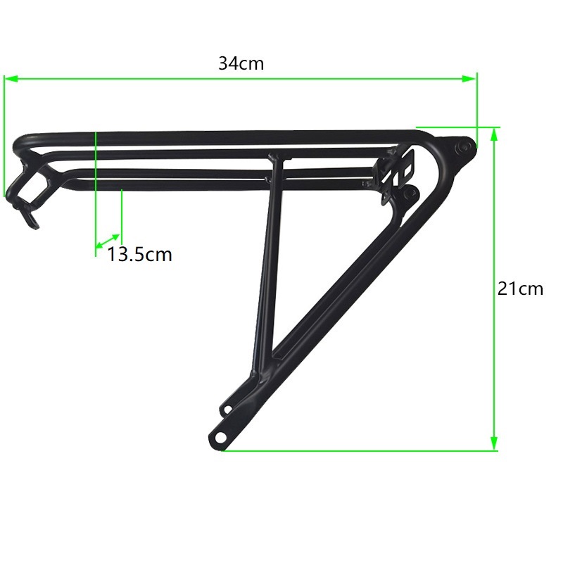 Bicicleta Bagagem Transportado - Cargo Rack Aluminum avaliação e preço