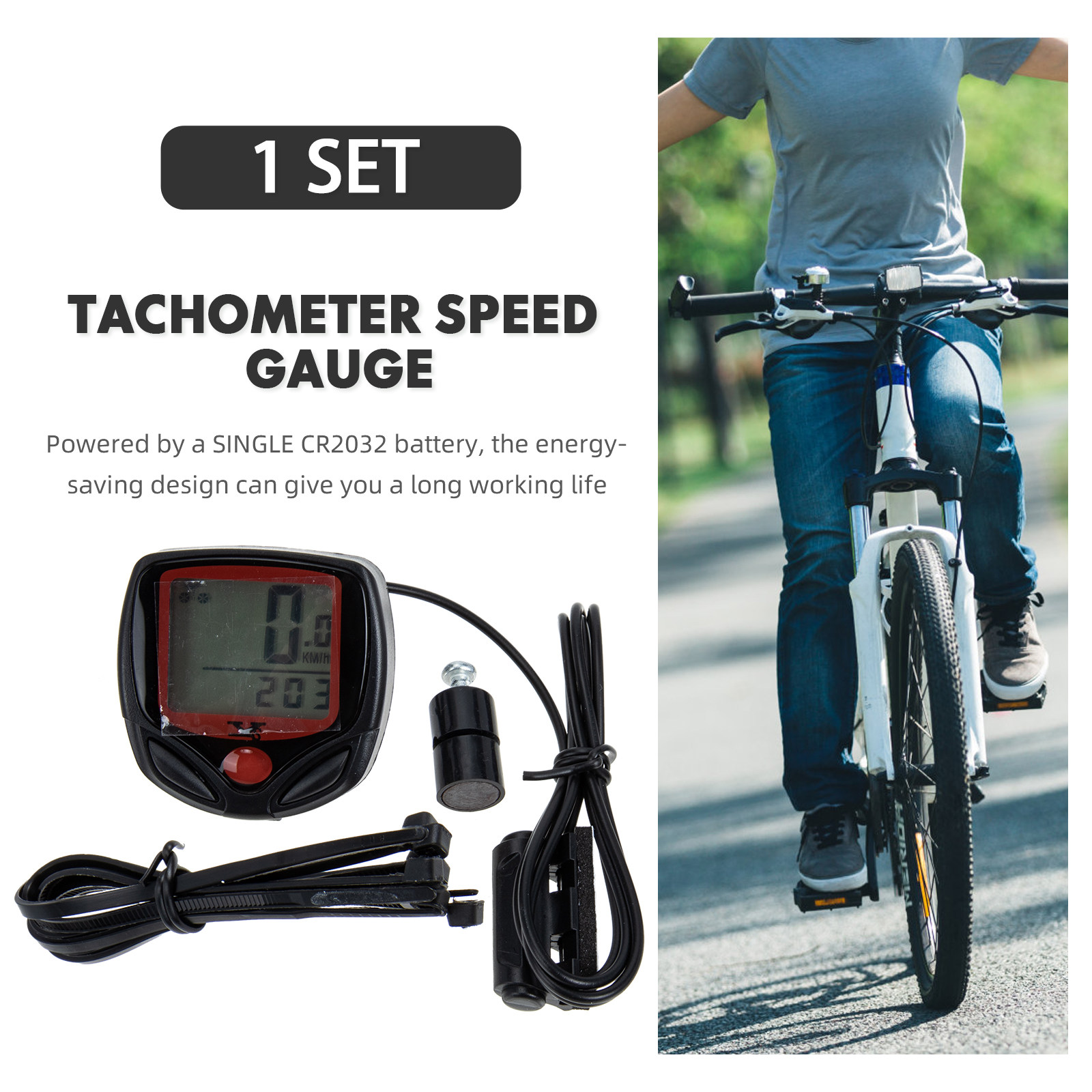 1 Conjunto de Velocímetro Prof - Cycling Commute Training avaliação e preço