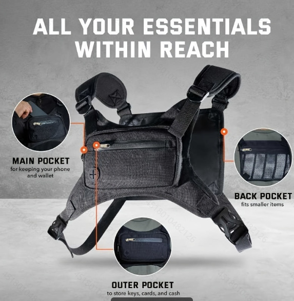 Bolsa de Peito para Atividades - Cycling Commute Training avaliação e preço